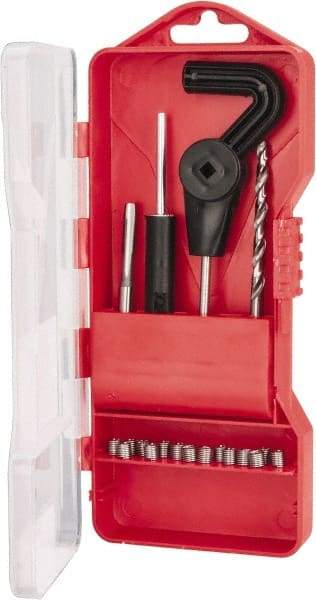Recoil - 15 Inserts, M5x0.80, M5x0.80 Metric Coarse, Thread Repair Kit - 7.5mm Insert Length - Exact Tool & Supply
