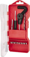 Recoil - 15 Inserts, M5x0.80, M5x0.80 Metric Coarse, Thread Repair Kit - 7.5mm Insert Length - Exact Tool & Supply