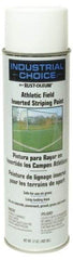 Rust-Oleum - 17 fl oz White Striping Paint - 100' to 200' Coverage at 3" Wide, Water-Based Formula - Exact Tool & Supply