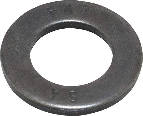 Value Collection - 3/4" Screw, Grade SAE 1035-1050 Steel Structural Flat Washer - 13/16" ID x 1-15/32" OD, Plain Finish - Exact Tool & Supply