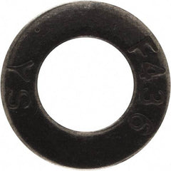 Value Collection - 5/16" Screw, Grade SAE 1035-1050 Steel Structural Flat Washer - 11/32" ID x 11/16" OD, Plain Finish - Exact Tool & Supply