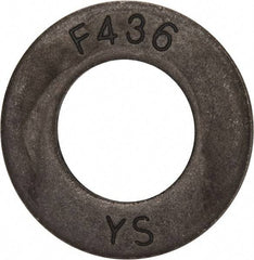 Value Collection - 7/8" Screw, Grade SAE 1035-1050 Steel Structural Flat Washer - 15/16" ID x 1-3/4" OD, Plain Finish - Exact Tool & Supply