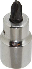 Proto - 1/2" Drive, #3 Point, Phillips Screwdriver Socket - 2-5/32" OAL - Exact Tool & Supply