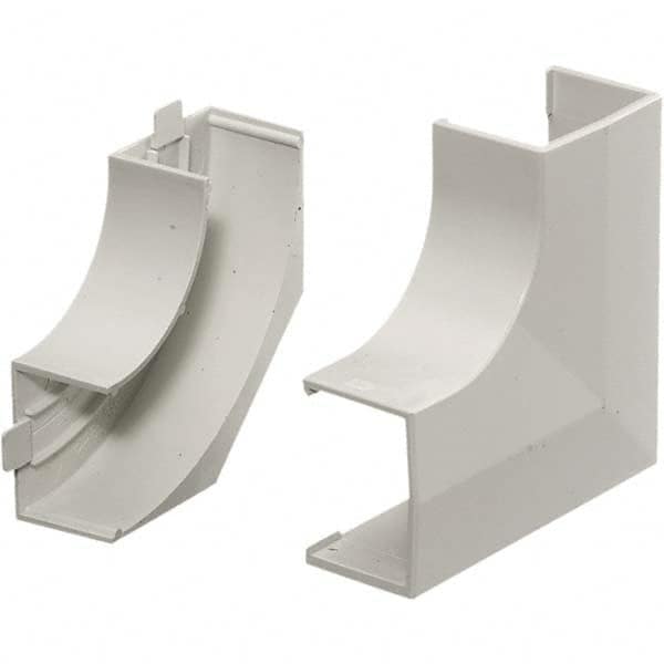 Hubbell Wiring Device-Kellems - Raceway Fittings & Accessories Raceway Fitting/Accessory Type: Flat Elbow For Use With: Hubbell PL1/PlugTrak Series Raceways - Exact Tool & Supply