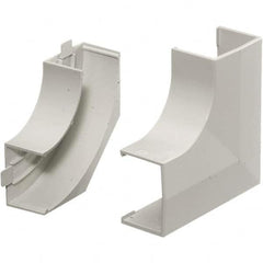 Hubbell Wiring Device-Kellems - Raceway Fittings & Accessories Raceway Fitting/Accessory Type: Flat Elbow For Use With: Hubbell PL1/PlugTrak Series Raceways - Exact Tool & Supply