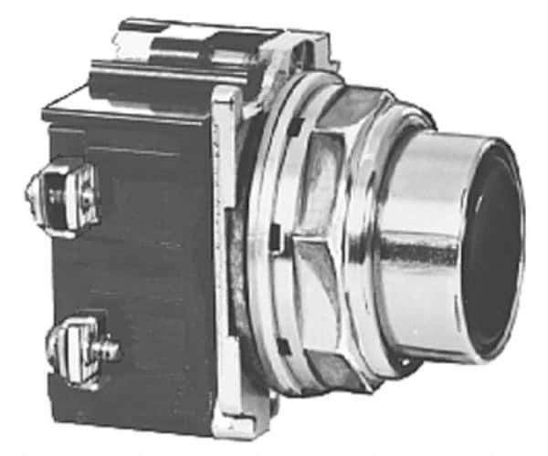 Eaton Cutler-Hammer - Flush Pushbutton Switch Operator - Gray, Round Button, Nonilluminated - Exact Tool & Supply
