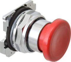 Eaton Cutler-Hammer - Extended Mushroom Head Pushbutton Switch Operator - Red, Round Button, Nonilluminated - Exact Tool & Supply
