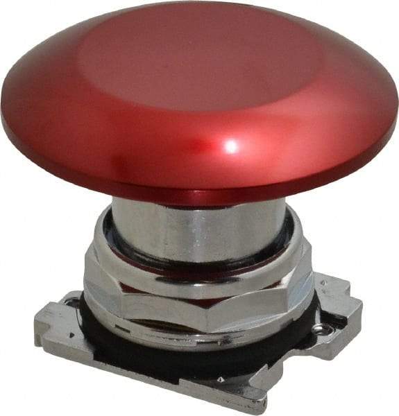 Eaton Cutler-Hammer - Extended Jumbo Mushroom Head Pushbutton Switch Operator - Red, Round Button, Nonilluminated - Exact Tool & Supply