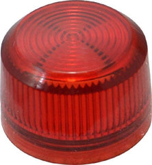 Eaton Cutler-Hammer - Round Pilot and Indicator Light Lens - Red - Exact Tool & Supply