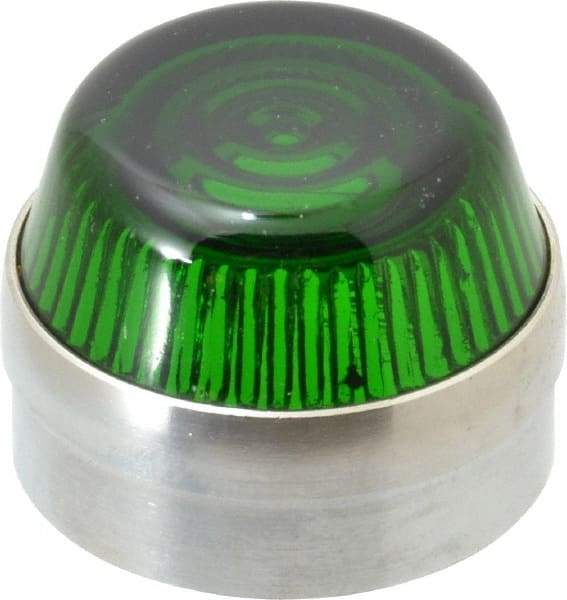 Eaton Cutler-Hammer - Round Pilot and Indicator Light Lens - Green - Exact Tool & Supply