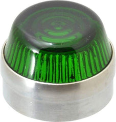 Eaton Cutler-Hammer - Round Pilot and Indicator Light Lens - Green - Exact Tool & Supply