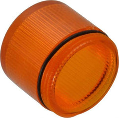 Eaton Cutler-Hammer - Round Pilot and Indicator Light Lens - Amber - Exact Tool & Supply