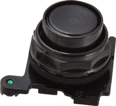 Eaton Cutler-Hammer - Flush Pushbutton Switch Operator - Black, Round Button, Nonilluminated - Exact Tool & Supply