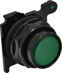 Eaton Cutler-Hammer - Flush Pushbutton Switch Operator - Green, Round Button, Nonilluminated - Exact Tool & Supply
