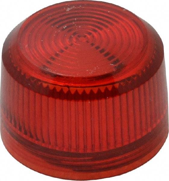 Eaton Cutler-Hammer - Round Pilot and Indicator Light Lens - Red - Exact Tool & Supply