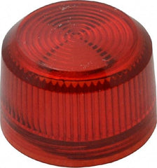 Eaton Cutler-Hammer - Round Pilot and Indicator Light Lens - Red - Exact Tool & Supply