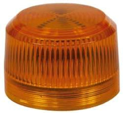 Eaton Cutler-Hammer - Round Pilot and Indicator Light Lens - Amber - Exact Tool & Supply