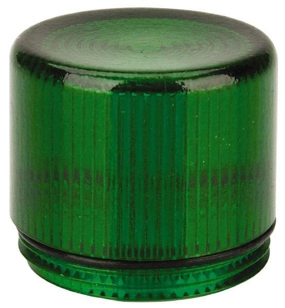 Eaton Cutler-Hammer - Round Pilot and Indicator Light Lens - Green - Exact Tool & Supply