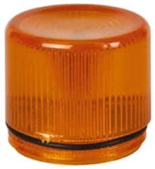 Eaton Cutler-Hammer - Round Pilot and Indicator Light Lens - Amber - Exact Tool & Supply