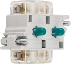 Eaton Cutler-Hammer - 2NO, 0.5 Amp, Electrical Switch Contact Block - 120 VAC/VDC, Pressure Terminal, 30-1/2mm Hole, For Use with E34 Operators, Standard 10250T - Exact Tool & Supply