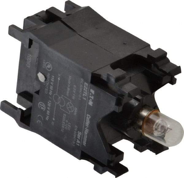 Eaton Cutler-Hammer - 120 VAC Green Lens Incandescent Indicating Light - Round Lens - Exact Tool & Supply