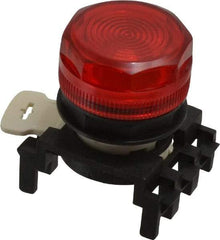 Eaton Cutler-Hammer - Round Pilot and Indicator Light Lens - Red, 25mm Lens Diameter - Exact Tool & Supply