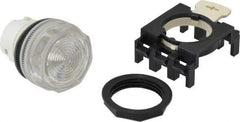Eaton Cutler-Hammer - Round Pilot and Indicator Light Lens - Clear, 25mm Lens Diameter - Exact Tool & Supply