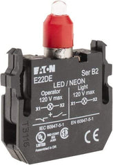 Eaton Cutler-Hammer - 24 VAC/VDC Red Lens LED Indicating Light - Exact Tool & Supply