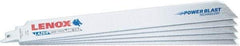 Lenox - 12" Long x 1" Thick, Bi-Metal Reciprocating Saw Blade - Straight Profile, 14 TPI, Toothed Edge - Exact Tool & Supply