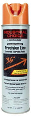 Rust-Oleum - 17 fl oz Orange Marking Paint - 600' to 700' Coverage at 1" Wide, Solvent-Based Formula - Exact Tool & Supply