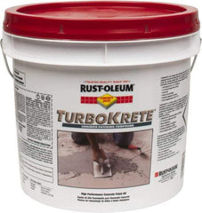 Rust-Oleum - 3.5 Gal Epoxy Patch Kit - Gray, 6.5 Sq Ft Coverage, 100% Solids Epoxy/Aggregate Patching Compound - Exact Tool & Supply