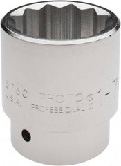 Proto - 1-7/8", 1" Drive, Standard Hand Socket - 12 Points, 3-5/16" OAL - Exact Tool & Supply