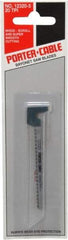 Porter-Cable - 3" Long, 20 Teeth per Inch, Carbon Steel Jig Saw Blade - Toothed Edge, 3/16" Wide x 0.048" Thick, Hook Shank, Ground Taper Tooth Set - Exact Tool & Supply