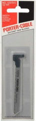 Porter-Cable - 3-1/2" Long, 10 Teeth per Inch, Carbon Steel Jig Saw Blade - Toothed Edge, 1/4" Wide x 0.056" Thick, Hook Shank, Ground Taper Tooth Set - Exact Tool & Supply