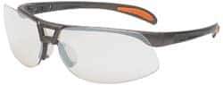 Uvex - SCT-Reflect 50 Lenses, Framed Safety Glasses - Scratch Resistant, Sandstone Polycarbonate Frame, Size Universal, Wrap Around - Exact Tool & Supply