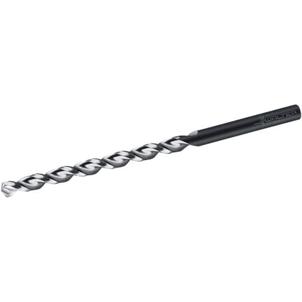 Walter-Titex - 21/32", 130° Point, Parabolic Flute, High Speed Steel Taper Length Drill Bit - Oxide Finish, 154mm Flute Length, 235mm OAL, Series A1522 - Exact Tool & Supply