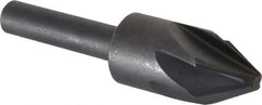 Keo - 1/2" Head Diam, 1/4" Shank Diam, 6 Flute 60° High Speed Steel Countersink - Exact Tool & Supply