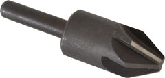 Keo - 5/8" Head Diam, 1/4" Shank Diam, 6 Flute 60° High Speed Steel Countersink - Exact Tool & Supply