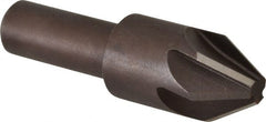 Keo - 3/4" Head Diam, 1/2" Shank Diam, 6 Flute 60° High Speed Steel Countersink - Exact Tool & Supply