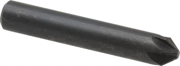 Keo - 1/4" Head Diam, 1/4" Shank Diam, 6 Flute 82° High Speed Steel Countersink - Exact Tool & Supply