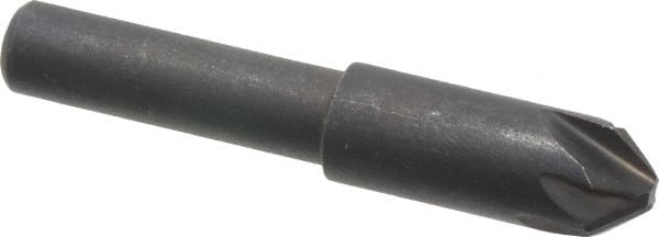 Keo - 5/16" Head Diam, 1/4" Shank Diam, 6 Flute 82° High Speed Steel Countersink - Exact Tool & Supply