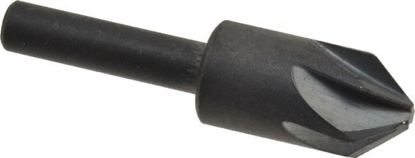 Keo - 1/2" Head Diam, 1/4" Shank Diam, 6 Flute 82° High Speed Steel Countersink - Exact Tool & Supply