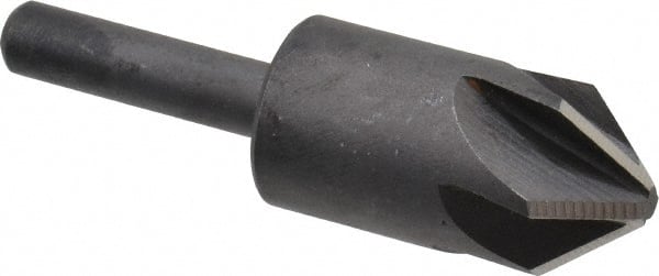 Keo - 5/8" Head Diam, 1/4" Shank Diam, 6 Flute 82° High Speed Steel Countersink - Exact Tool & Supply