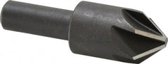 Keo - 7/8" Head Diam, 1/2" Shank Diam, 6 Flute 82° High Speed Steel Countersink - Exact Tool & Supply