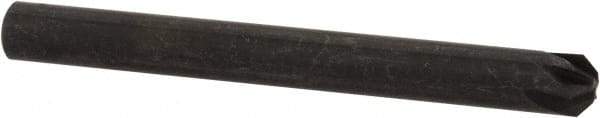 Keo - 1/8" Head Diam, 1/8" Shank Diam, 6 Flute 90° High Speed Steel Countersink - Bright Finish, 1-1/4" OAL, Single End, Straight Shank, Right Hand Cut - Exact Tool & Supply