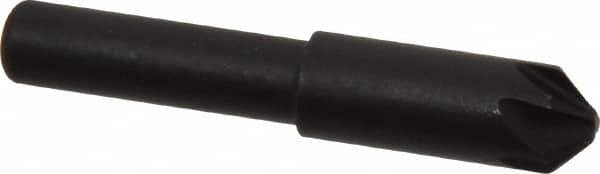 Keo - 5/16" Head Diam, 1/4" Shank Diam, 6 Flute 90° High Speed Steel Countersink - Exact Tool & Supply