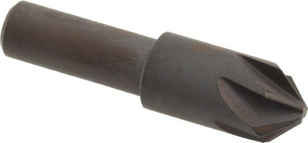 Keo - 1/2" Head Diam, 3/8" Shank Diam, 6 Flute 90° High Speed Steel Countersink - Exact Tool & Supply