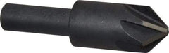 Keo - 5/8" Head Diam, 3/8" Shank Diam, 6 Flute 90° High Speed Steel Countersink - Bright Finish, 2-1/4" OAL, Single End, Straight Shank, Right Hand Cut - Exact Tool & Supply