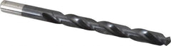 Chicago-Latrobe - Letter Q 135° High Speed Steel Jobber Drill - TiAlN Finish, Right Hand Cut, Spiral Flute, Straight Shank, 4-3/4" OAL, Split Point - Exact Tool & Supply