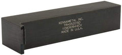 Kennametal - TRHO, Right Hand Cut, 1-1/4" Shank Height x 1-1/4" Shank Width, Neutral Rake Indexable Turning Toolholder - 6" OAL, RC..152 Insert Compatibility, Series K-Lock - Exact Tool & Supply